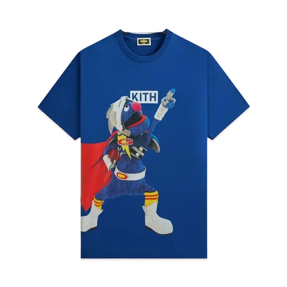 Kith x Sesame Street Super Grover Tee "Current"