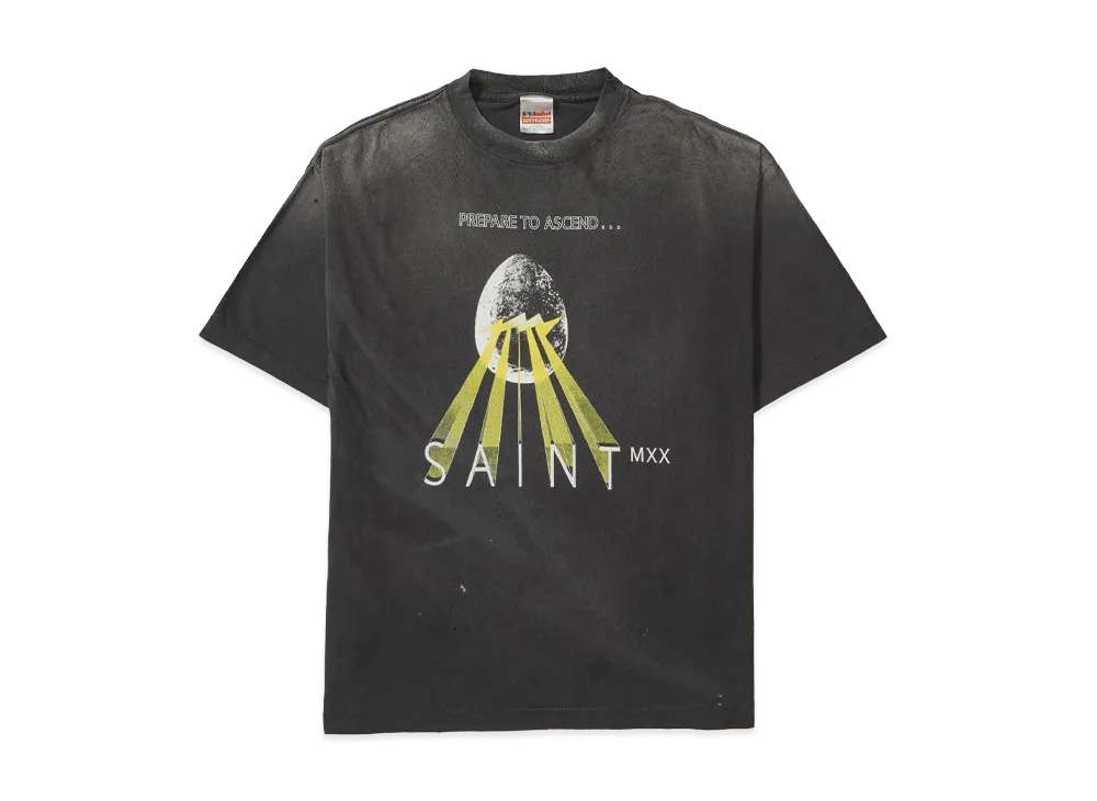 SAINT Mxxxxxx SS Tee Egg "Black" SM-HR8-0000-007