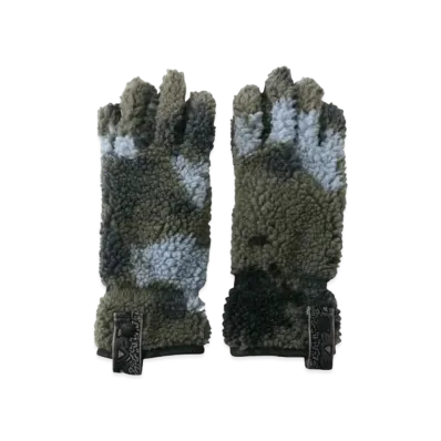 GRAMICCI x and wander JQ Tape Fleece Glove "Camo"