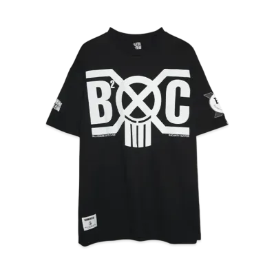 BOUNTY HUNTER x BILLIONAIRE BOYS CLUB COTTON T-SHIRT #2 "BLACK"