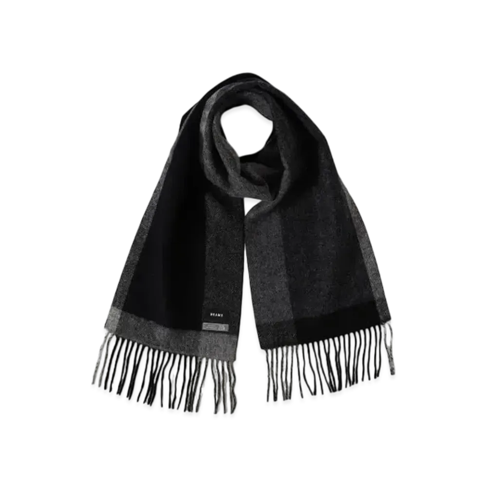 BEAMS Panel Check Muffler "Black"