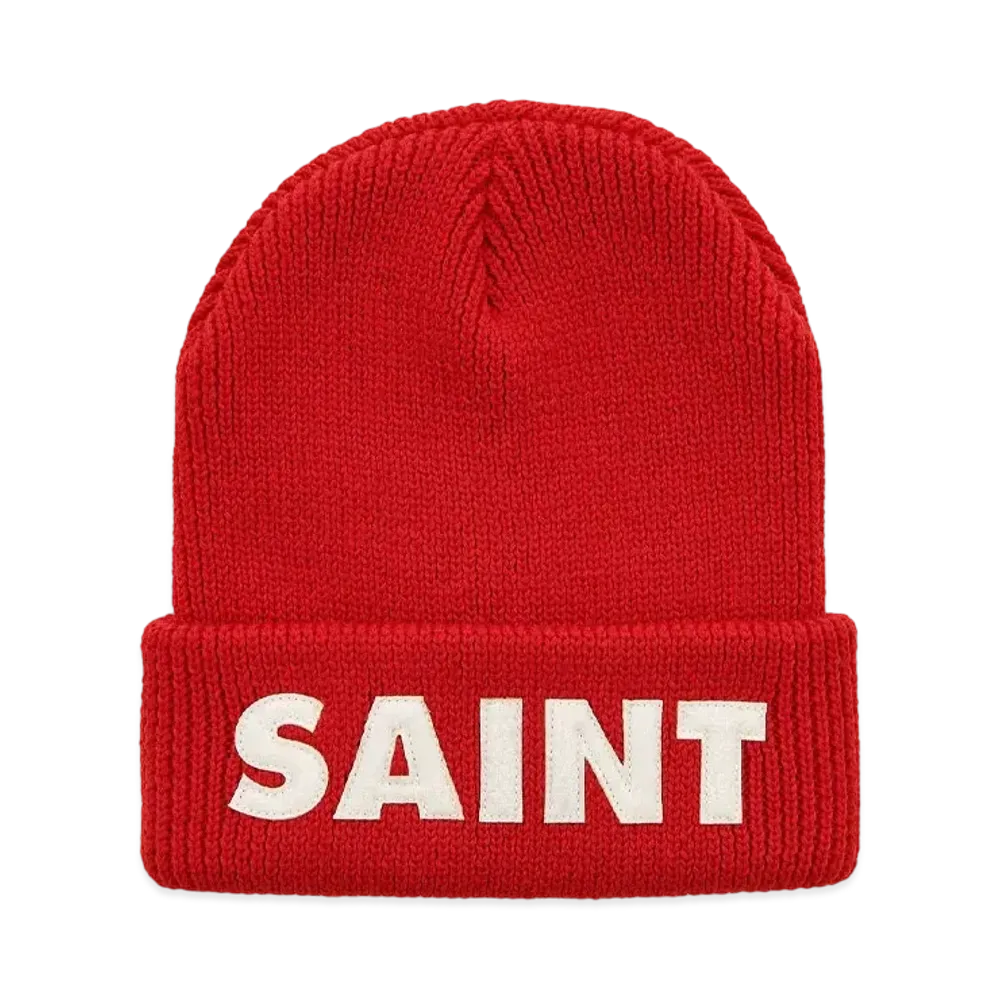 SAINT Mxxxxxx Knit Cap "Red"