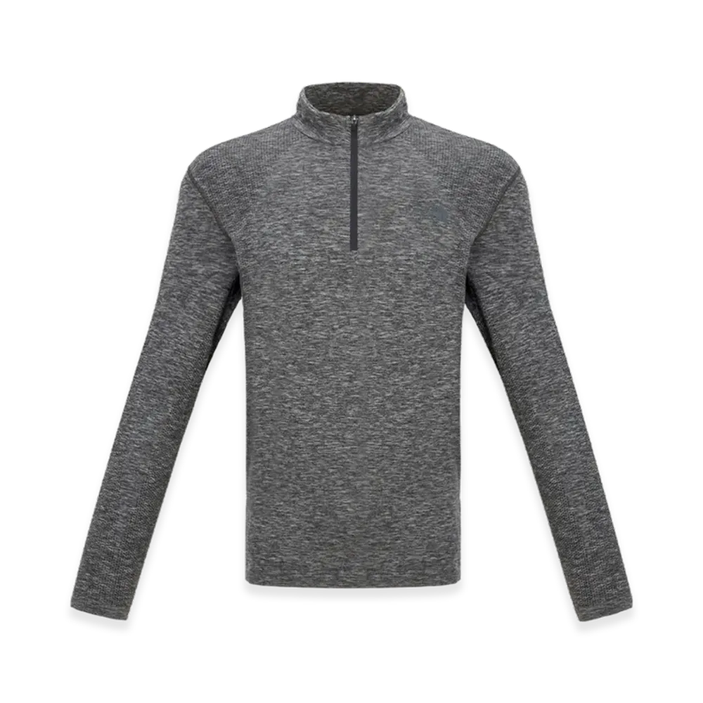 The North Face Seamfree L/S Zip T-Shirt "Heather Gray"