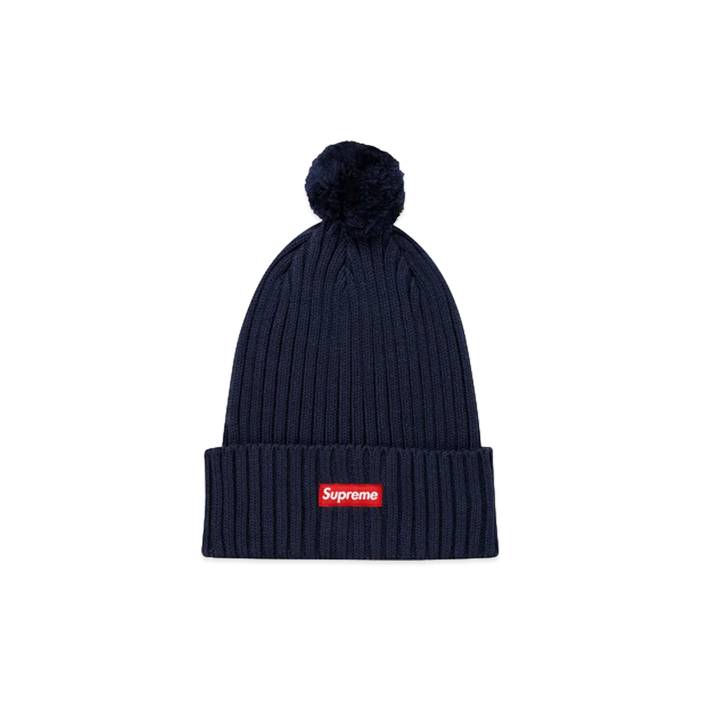Supreme Ribbed Beanie "Navy"