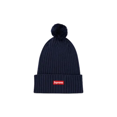 Supreme Ribbed Beanie "Navy"
