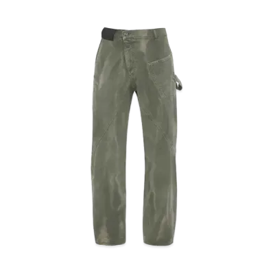 JW ANDERSON Twisted Workwear Denim Jeans "Green"