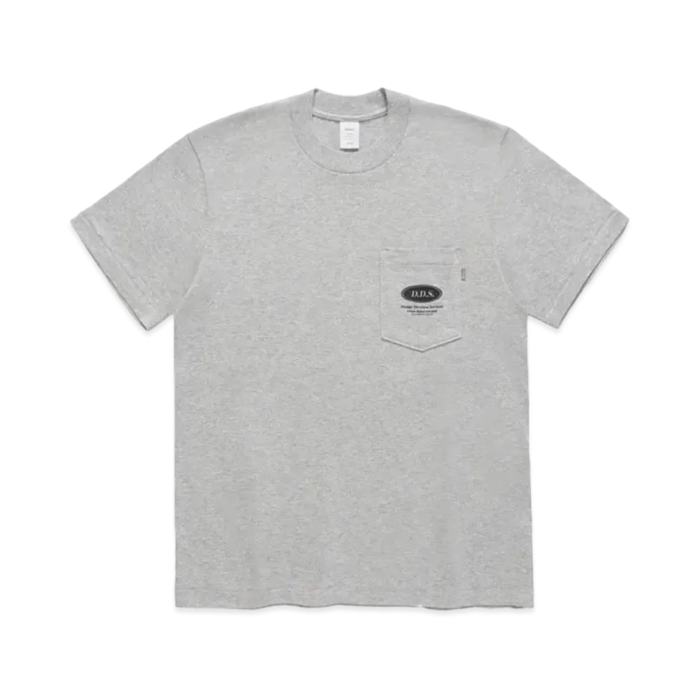 JJJJound J90 DDS T-Shirt Pocket "Light Grey Mix"