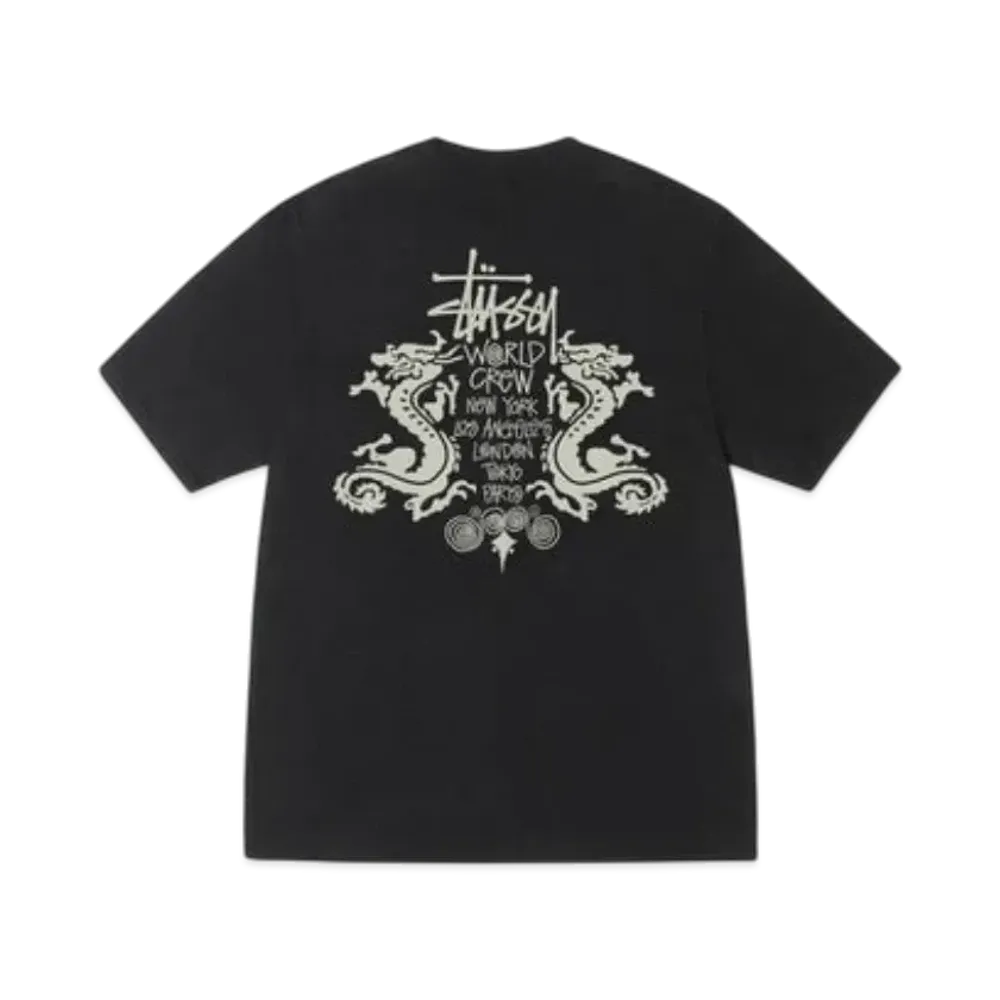 Stussy Double Dragon Tee Pigment Dyed "Black" 1905113