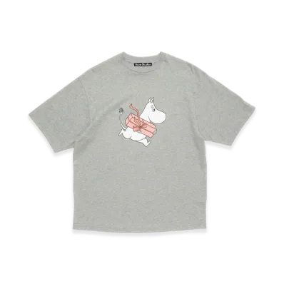 Acne Studios x Moomin T-Shirt "Light Gray Melange"