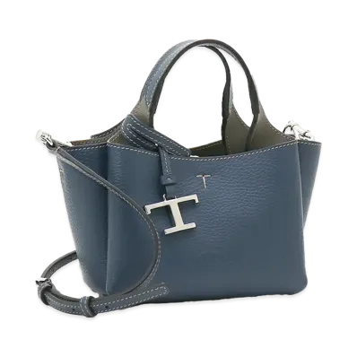 TOD'S Women's Leather Micro Handbag "Navy"