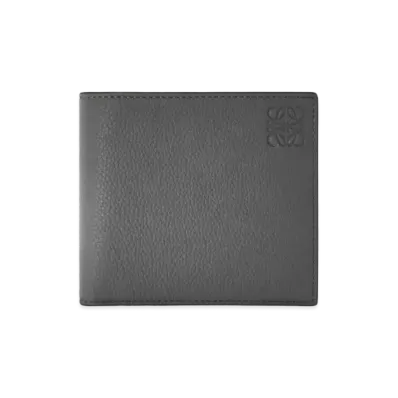 LOEWE Bifold Coin Wallet In Soft Grained Calfskin "Anthracite"