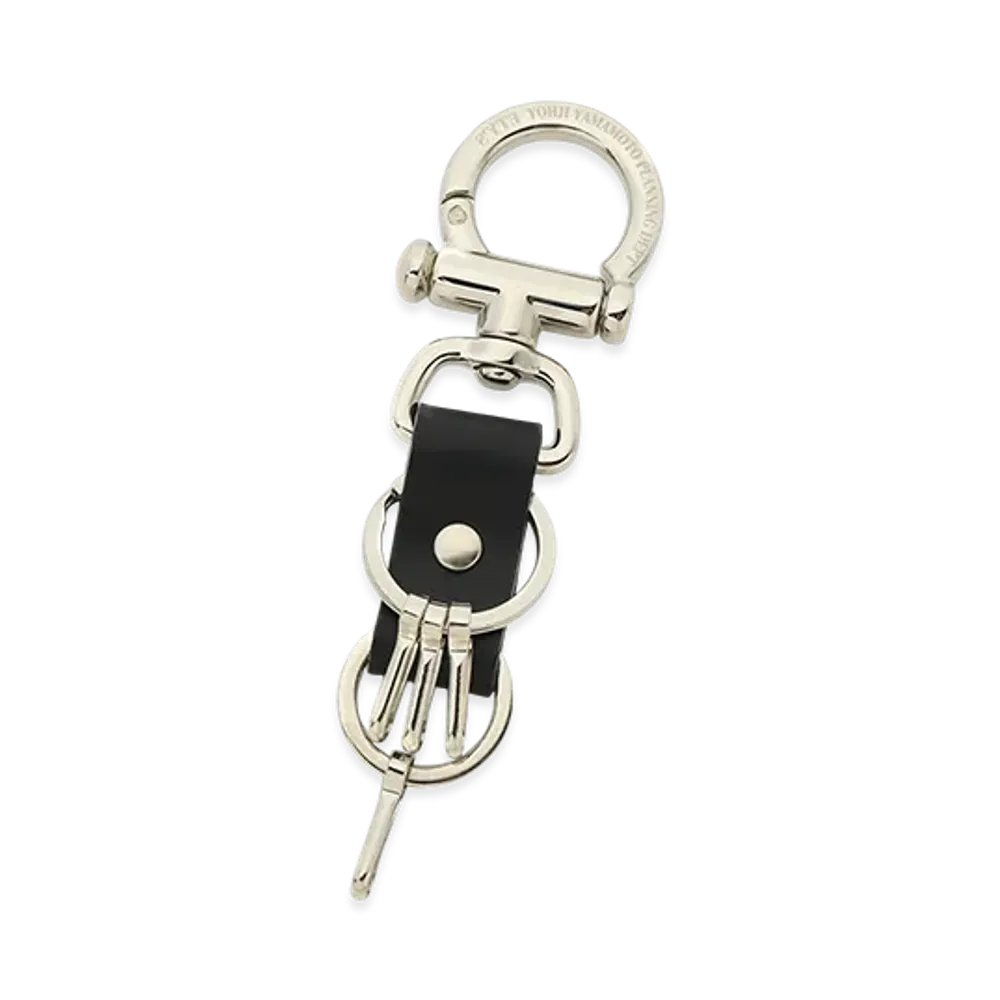 S'YTE Bar Style Leather Strap Key Flock "Silver"