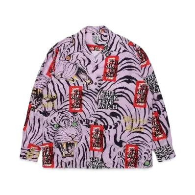 Black Eye Patch WACKO MARIA Tim LehiWACKO MARIA Hawaiian Shirt "Pink"