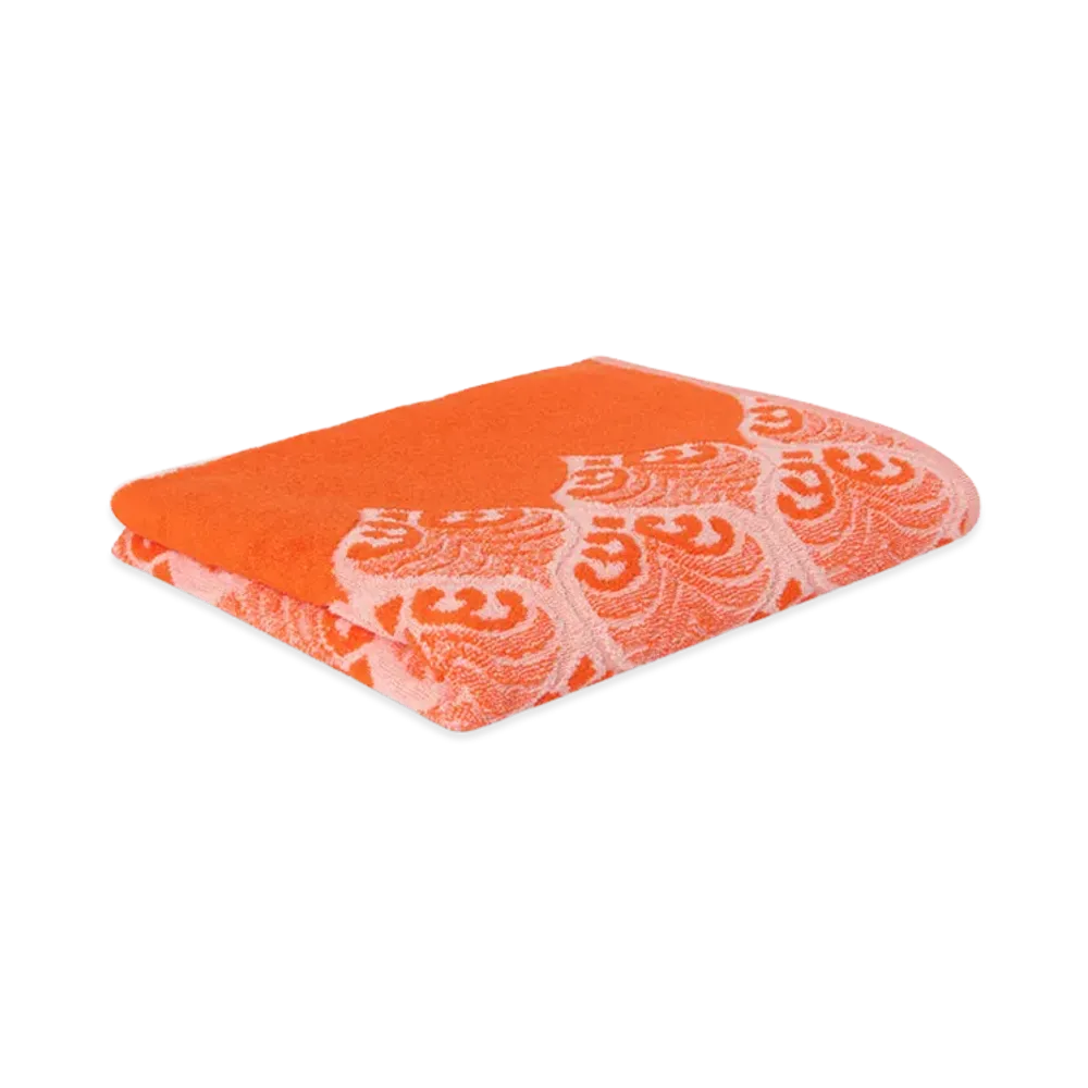The Row Women's Small Ornamental Cotton Towel "Orange"