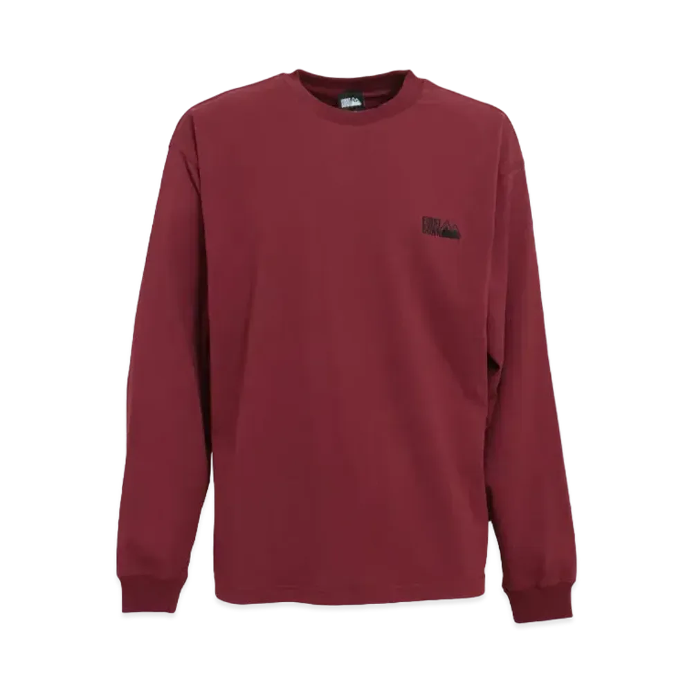 FIRST DOWN LOGO L/S T "Bloodstone"