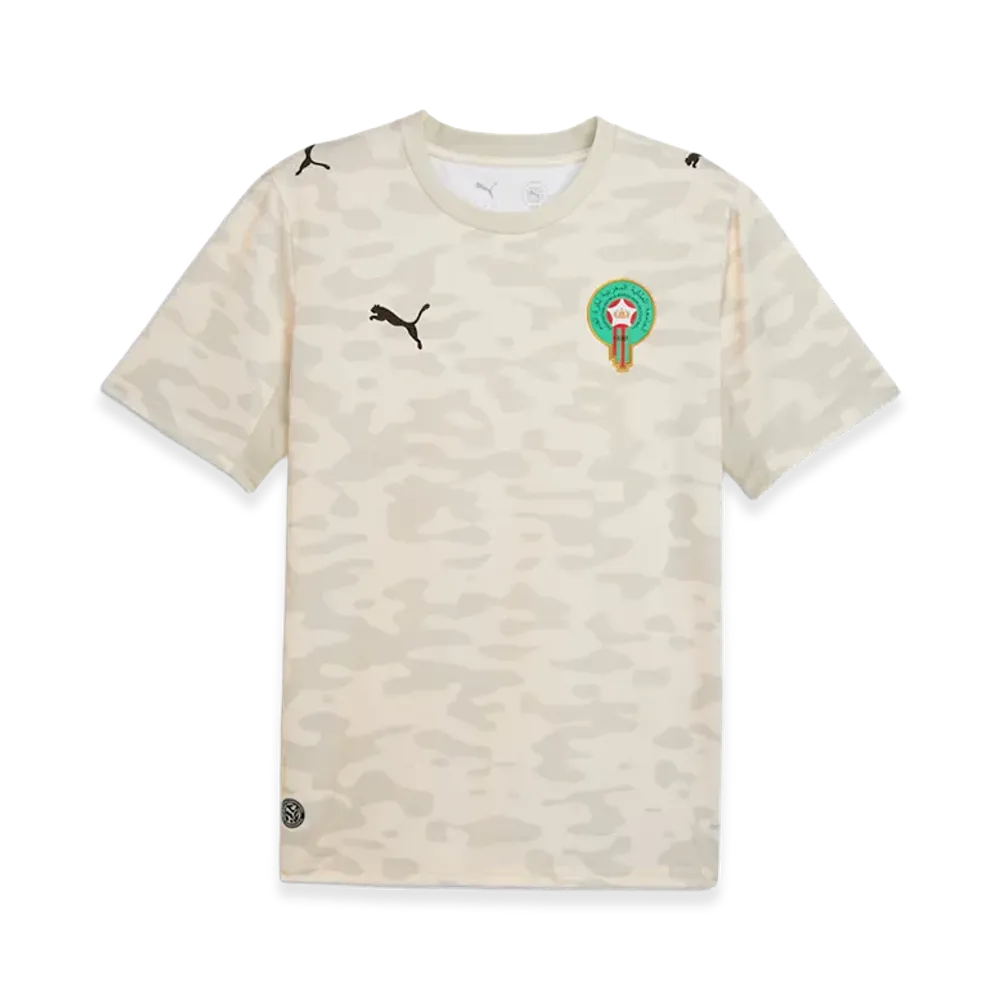 PUMA x Salehe Bembury x Morocco Football Replica Short Sleeve GK Shirt "Alpine Snow/Desert Dust"