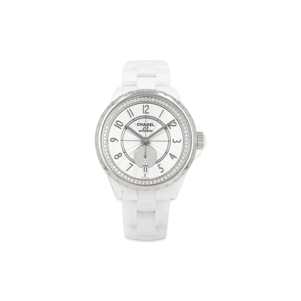 CHANEL J12-365 Ceramic 36.5mm Diamond Bezel "White"