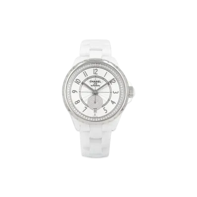 CHANEL J12-365 Ceramic 36.5mm Diamond Bezel "White"