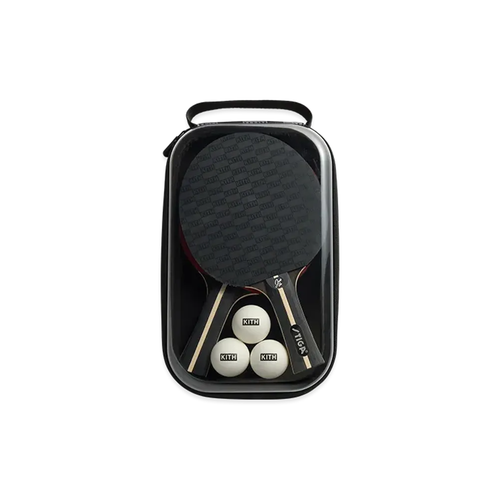 Kith x Stiga Table Tennis 2 Player Premium Set "Black/Red"
