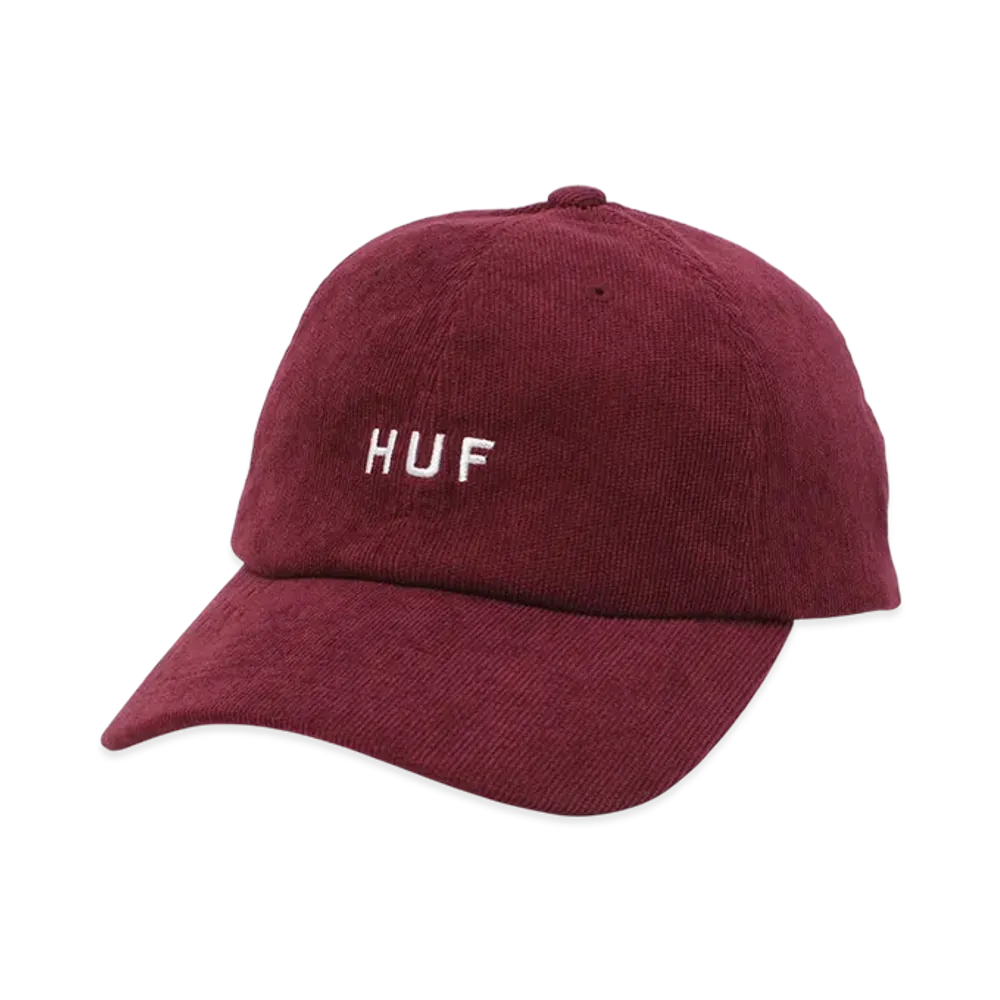 HUF OG Corduroy 6 Panel CV Hat "Deep Wine"