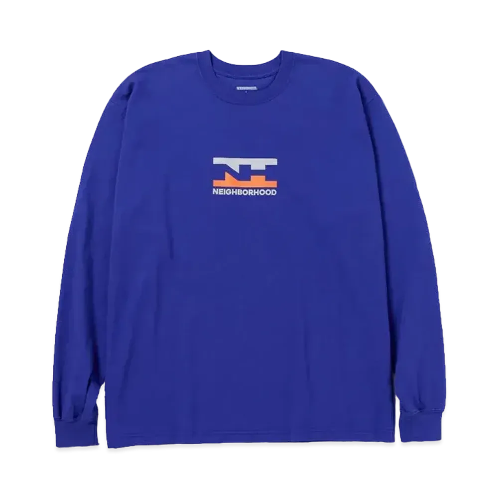 NEIGHBORHOOD NH Tee LS-5 "Blue"