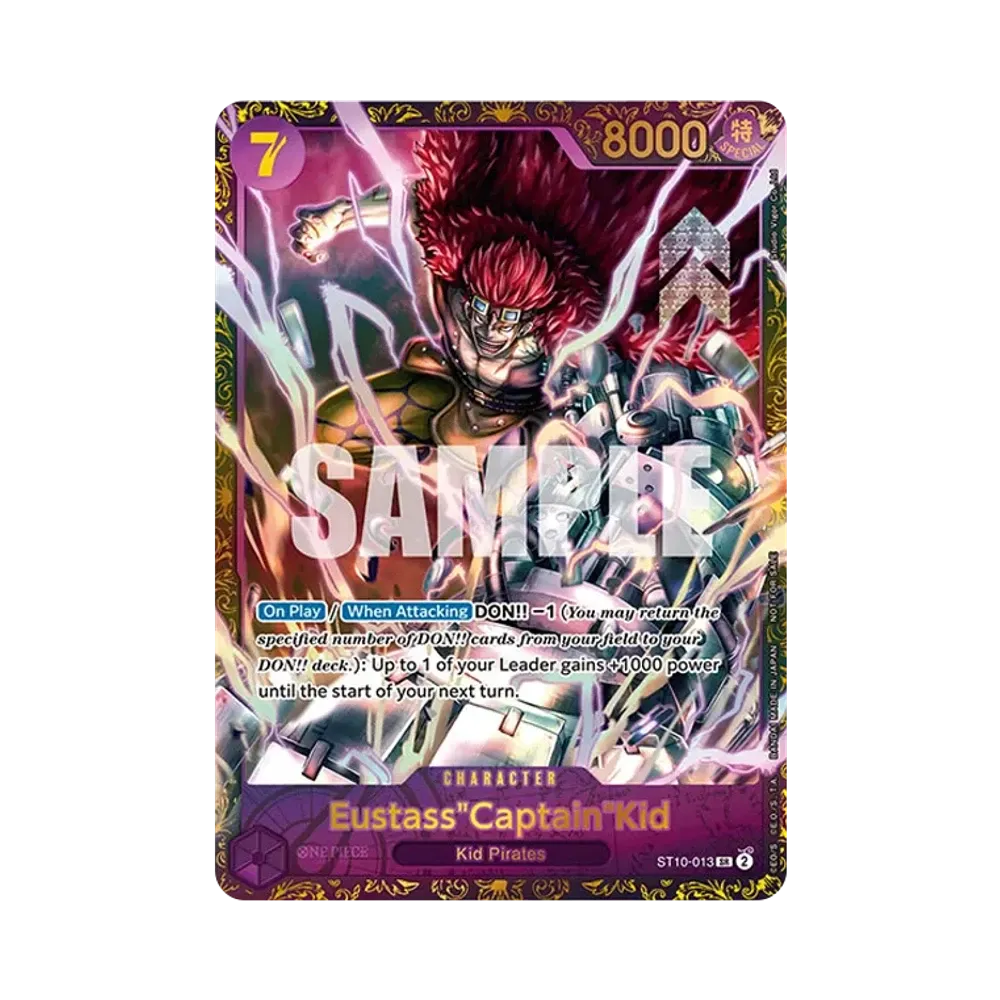 ユースタス・キッド SR [ST10-013]【英語版】(プロモーションカード「2024 3‐5月 オンライン リージョナル イベント」)