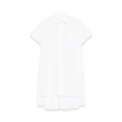 sacai Women's Chemisier Dress "White"