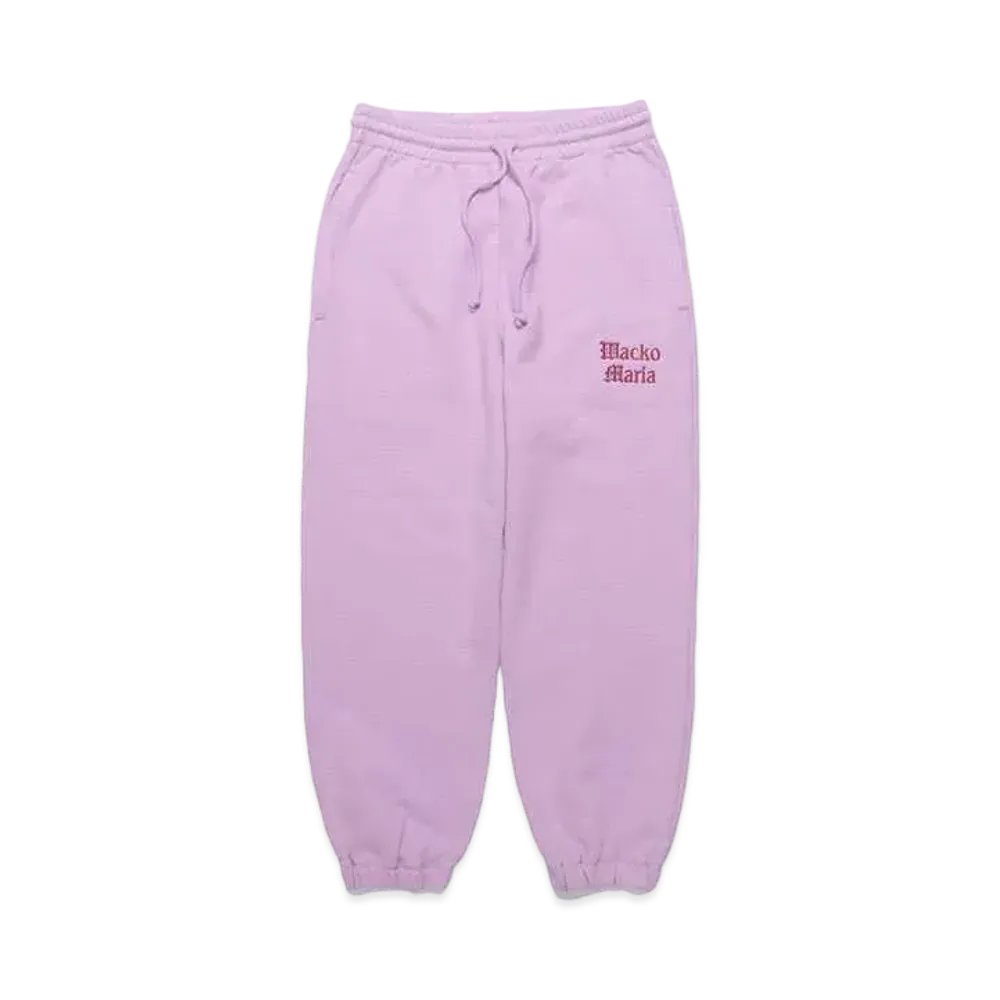 WACKO MARIA Washed Heavy Weight Sweat Pants "Light Purple"