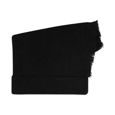 av vattev DRAPED BEANIE HAT "BLACK"