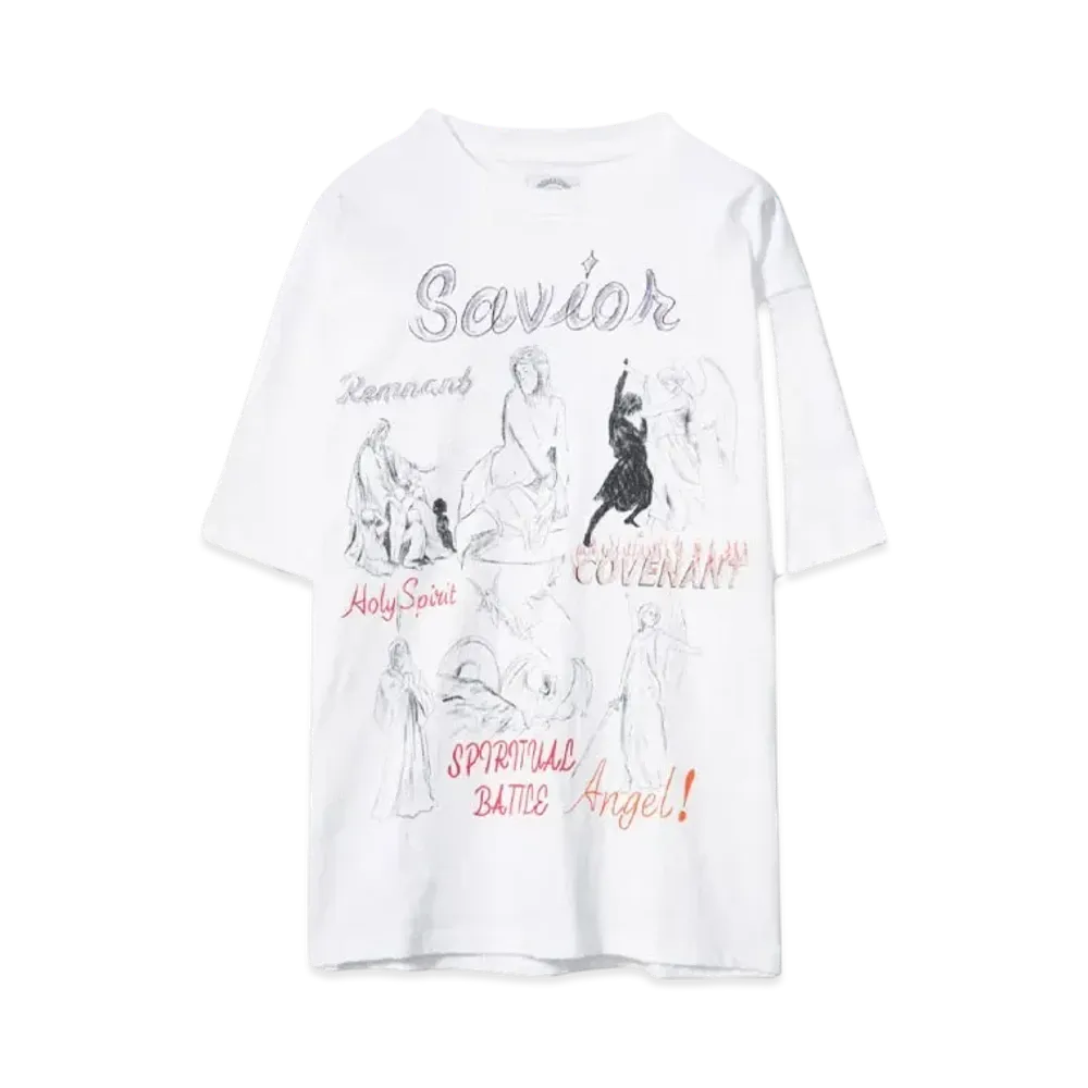 SOMEIT W.O.L VINTAGE TEE "OFF WHITE"