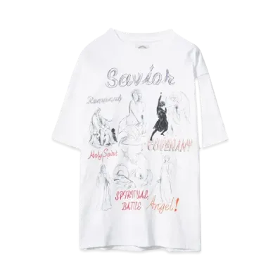 SOMEIT W.O.L VINTAGE TEE "OFF WHITE"