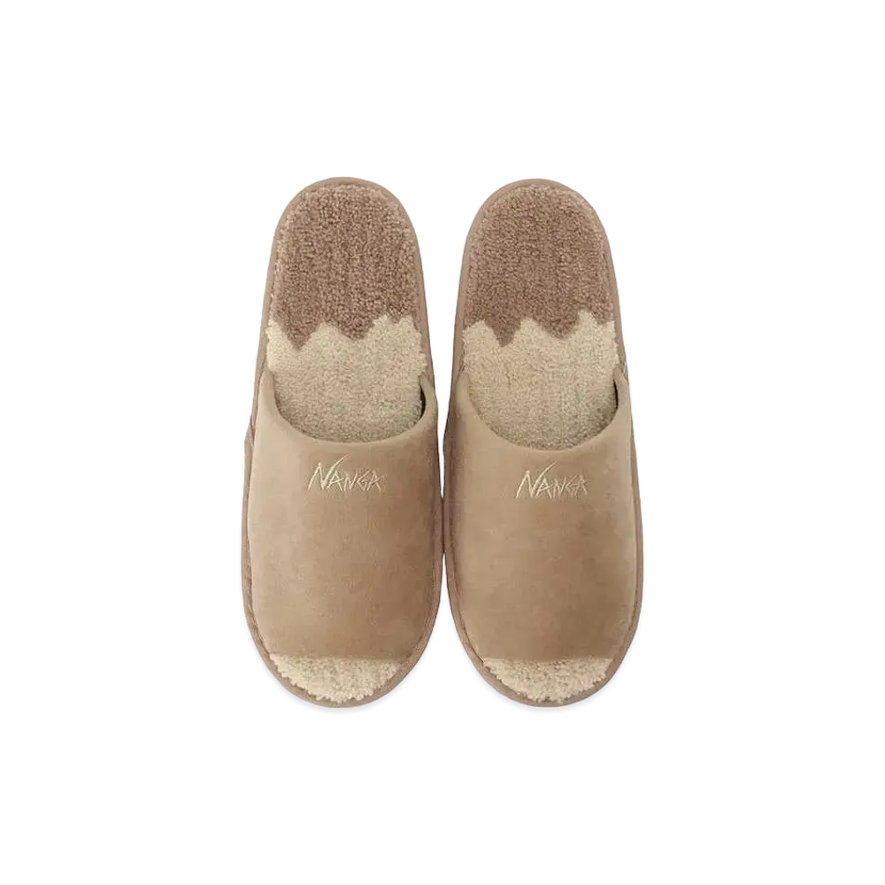 NANGA Ridgeline Gradation Room Shoes "Beige"
