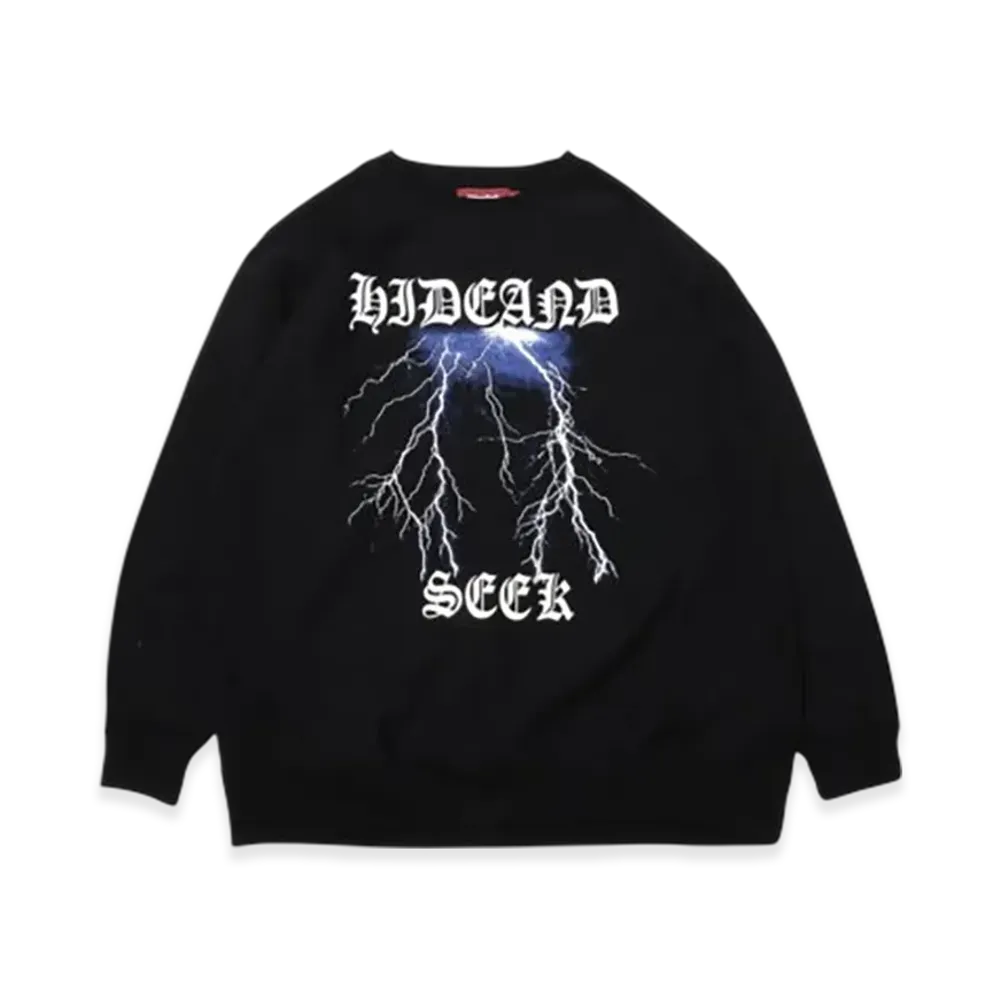 Hide and Seek Thunder Sweat Shirt "Black"