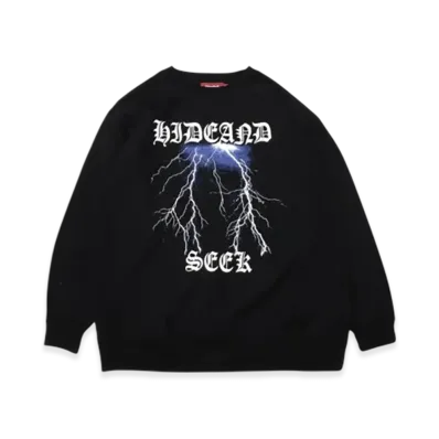 Hide and Seek Thunder Sweat Shirt "Black"