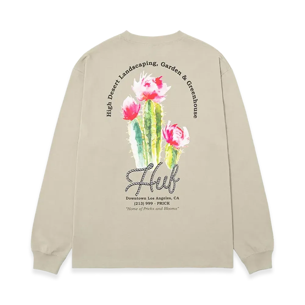 HUF Desert Rose LS Tee "Clay"