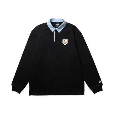 NEW ERA x PEANUTS Golf Rugby Shirt Patch "Black"