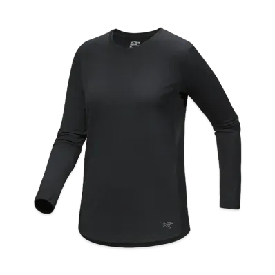 ARC'TERYX Women's Lana Merino Wool Crew Long Sleeve X000007434 "Black"