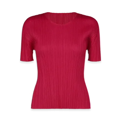 PLEATS PLEASE ISSEY MIYAKE New Colorful Basics 4 "Carmine"
