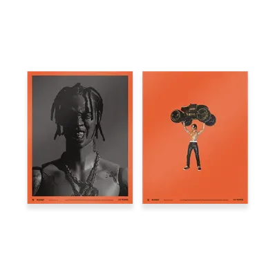 Travis Scott Cactus Jack x RODEO 10 Years Poster Pack I "Multi"