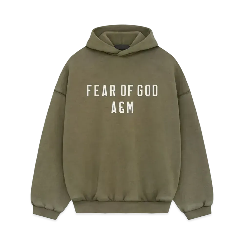 FEAR OF GOD Essentials Heavy Fleece Hoodie "Military"
