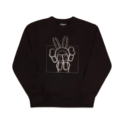 KAWS HOLIDAY Indonesia Sweater "Black"