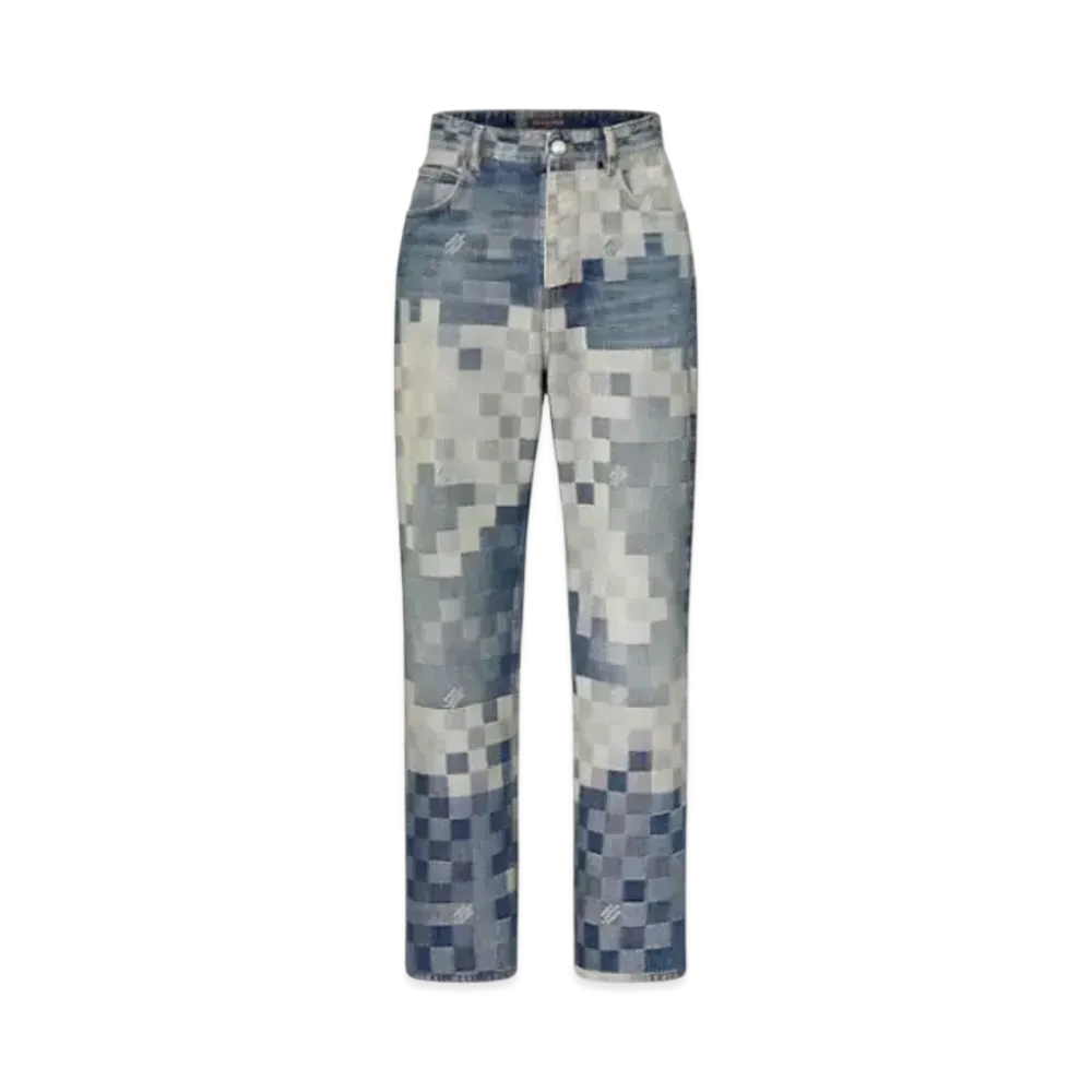 Louis Vuitton Damier Denim Skate Pants "Indigo"