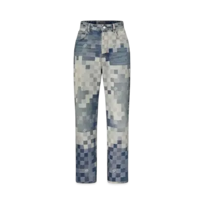 Louis Vuitton Damier Denim Skate Pants "Indigo"