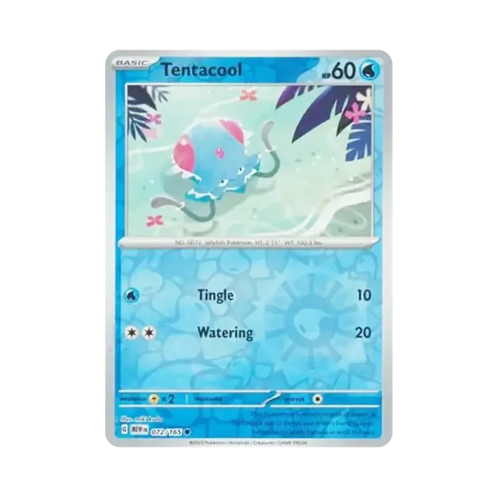 メノクラゲ C :リバースホロ [MEW EN 072/165]【英語版】(スカーレット&バイオレット「151」)