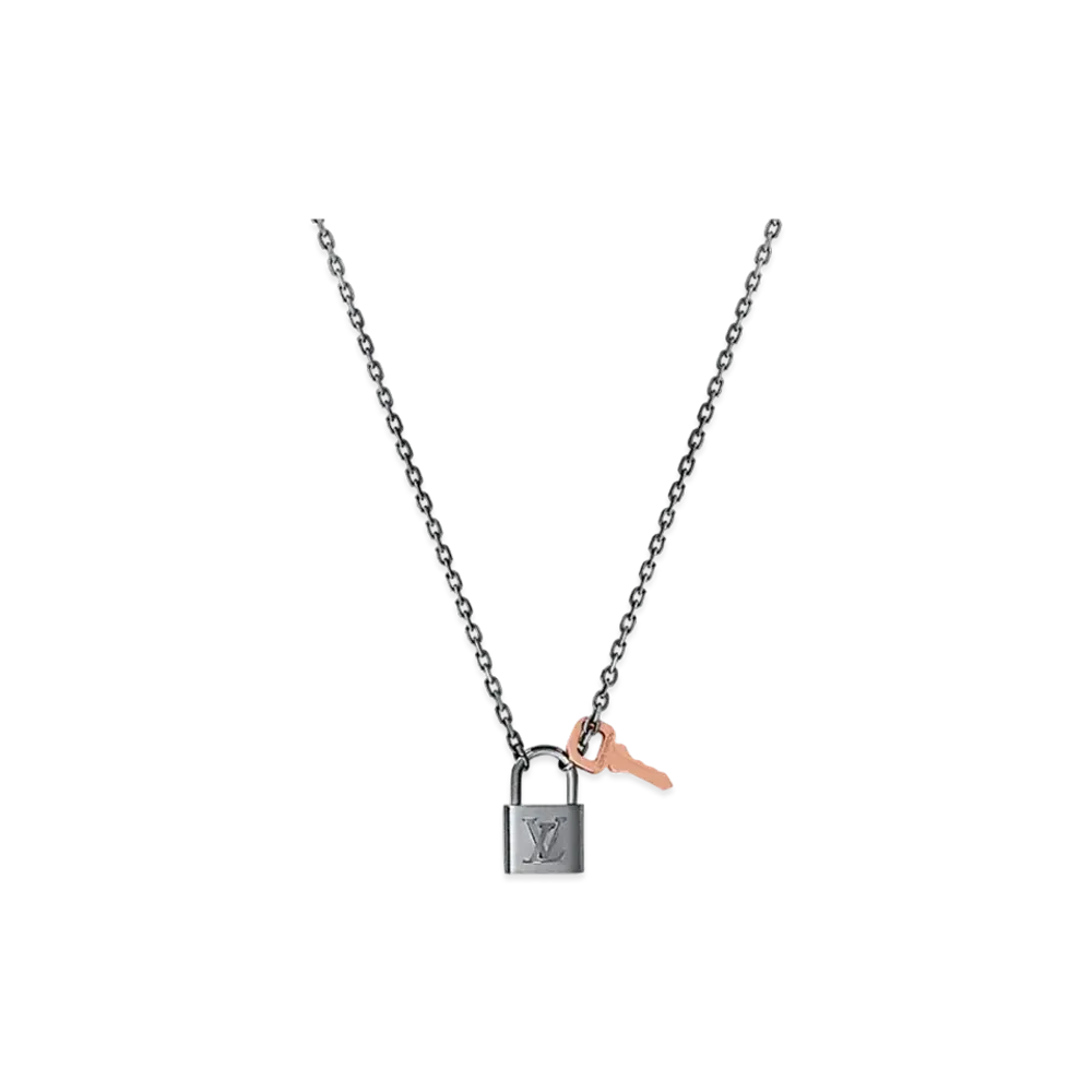 Louis Vuitton LV Padlock Pendant "Silver"