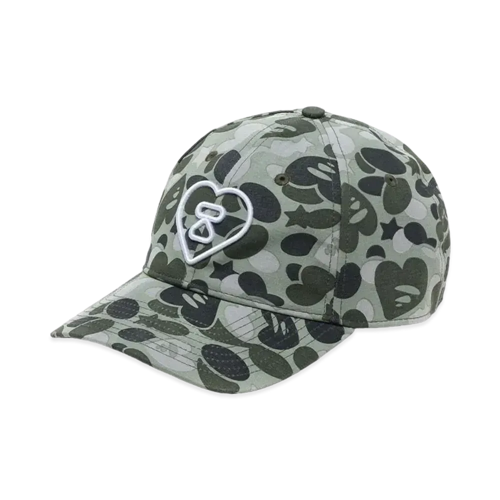 A BATHING APE Camouflage Cap "Green"