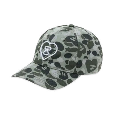 A BATHING APE Camouflage Cap "Green"