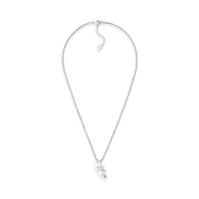 Dior CD30 Pendant Necklace Brass "Silver"