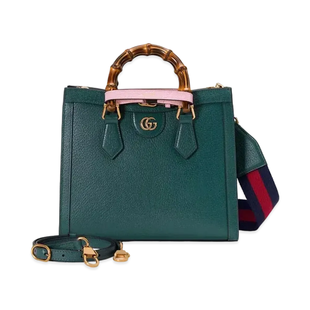 GUCCI Gucci Diana Small Tote Bag "Green Leather"