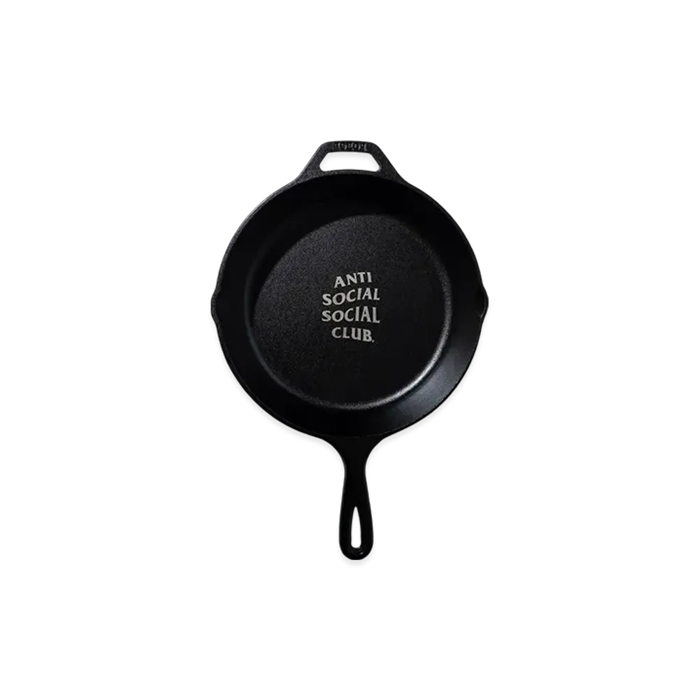 ANTI SOCIAL SOCIAL CLUB I FEEL NUMB Lodge Cast Iron Skillet "Black"